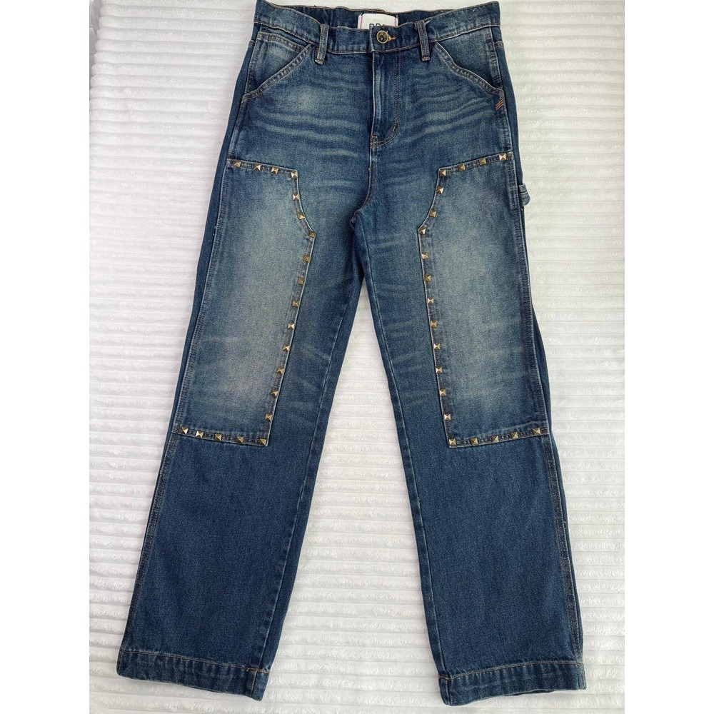 BDG Skate Fit Studded Star Knee Carpenter Baggy Jeans Mens 30x30 Y2K